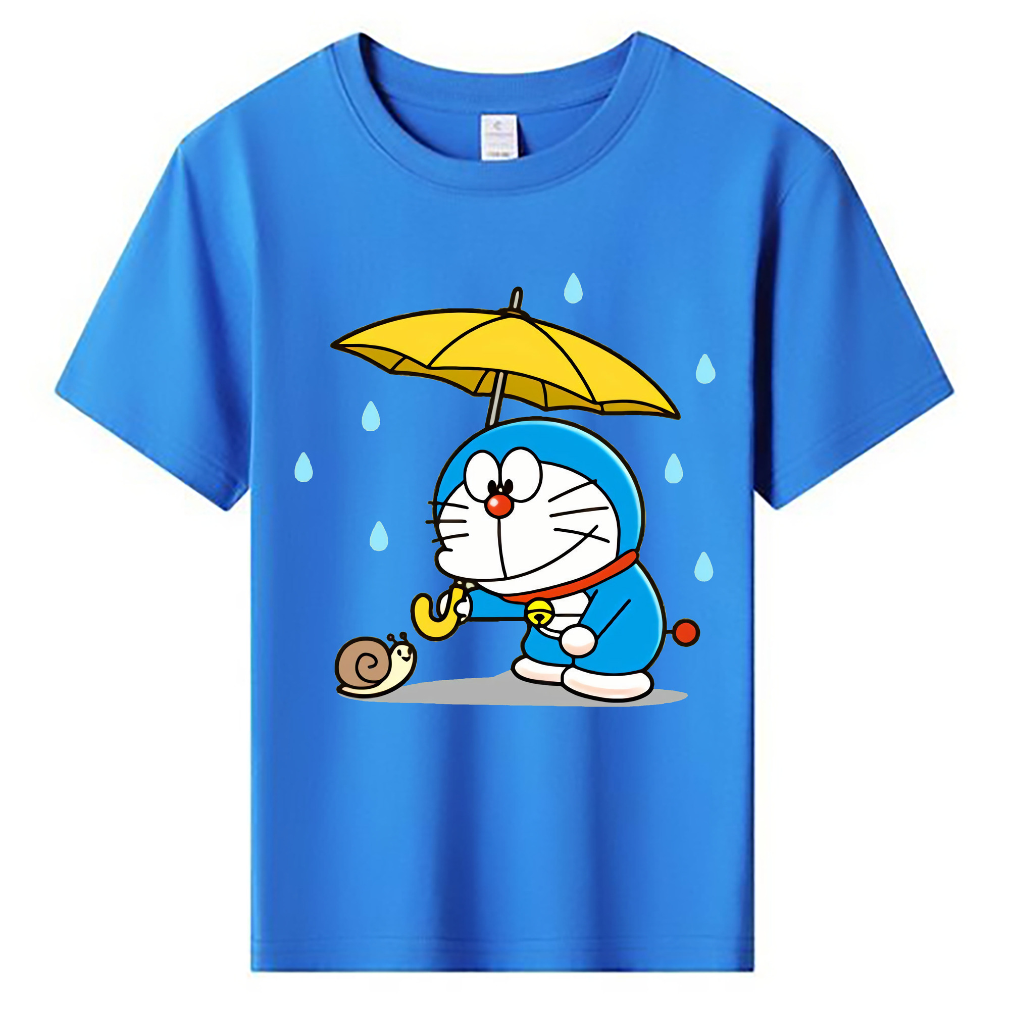 （画像用） ドラえもん Doraemon 綿100％キッズTシャツ（フロントプリント）